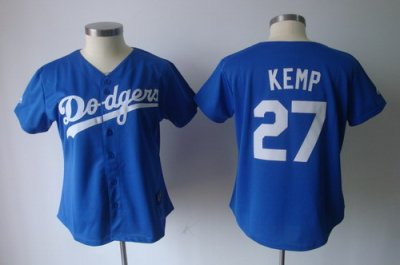 Women Los Angeles Dodgers 27# Matt Kemp Royal Blue Jerseys Women Los Angeles Dodgers 27# Matt Kemp Royal Blue Jerseys
