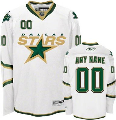 Customized Dallas Stars Jersey White Mans  Jersey