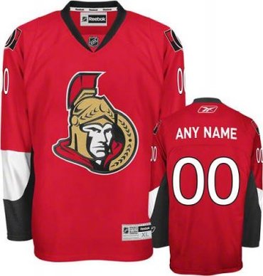 Customized Ottawa Senators Jerseys Red Home Man  Jersey
