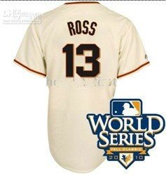 San Francisco Giants 13 Cody Ross 2010 World Series Cream Jersey San Francisco Giants 13 Cody Ross 2010 World Series Cream Jersey