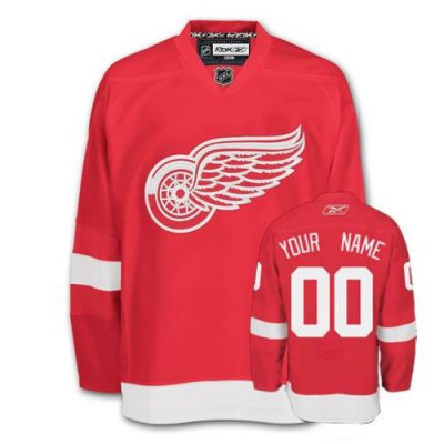 Detroit Red Wings Home Customized  Jersey