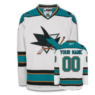 San Jose Sharks Road Customized  Jersey