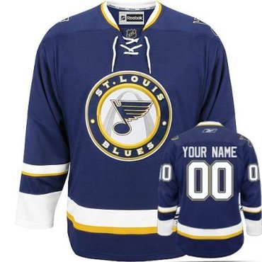 St. Louis Blues Third Custom  Jersey