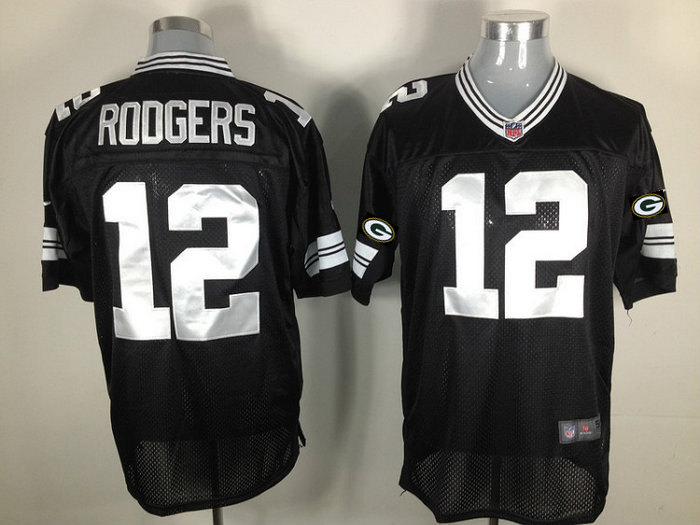 2012 Nike Green Bay Packers Black Jersey(Elite) 2012 Nike Green Bay Packers Black Jersey(Elite)