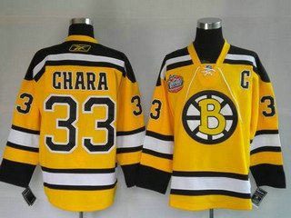 NHL jerseys Boston Bruins 33 Chara Yellow jerseys