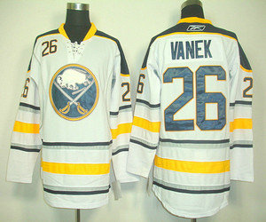 Buffalo Sabres 26 VANEK White nhl jerseys
