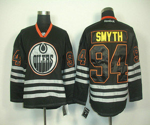 Edmonton Oilers94 SMYTH black ice nhl jerseys Edmonton Oilers94 SMYTH black ice nhl jerseys