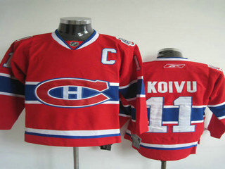 NHL Jerseys Montreal Canadiens 11 KOIVU red(NEW CH)