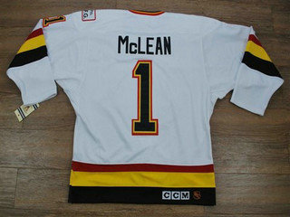 NHL jerseys Vancouver Canucks 1 MCLEAN jerseys white1 NHL jerseys Vancouver Canucks 1 MCLEAN jerseys white1