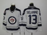 Winnipeg Jets jerseys #13 Teemu Selanne white jersey Winnipeg Jets jerseys #13 Teemu Selanne white jersey