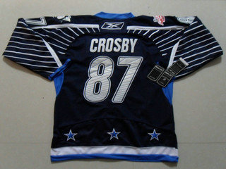 Kids 2011 NHL all star Pittsburgh Penguins 87 Sidney Crosby Blue kids