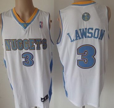 Denver Nuggets 3 Lawson White Revolution 30 NBA Jerseys