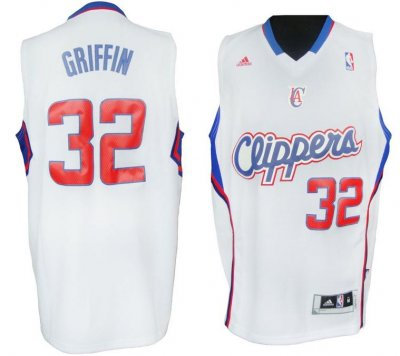 Los Angeles Clippers 32 Blake Griffin White Revolution 30 Swingman Jersey