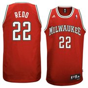 Milwaukee Bucks #22 Michael Redd Red Swingman Basketball Jersey