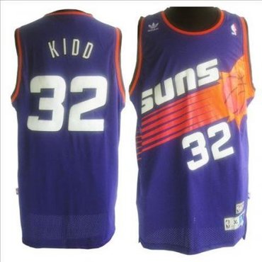 Phoenix Suns 32# Jason Kidd Purple Jersey