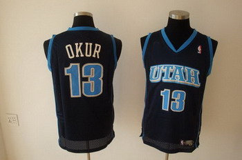 Utah Jazz 13# OKUR blue SWINGMAN jerseys
