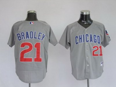 Chicago Cubs 21 Milton Bradley Grey Jerseys Chicago Cubs 21 Milton Bradley Grey Jerseys