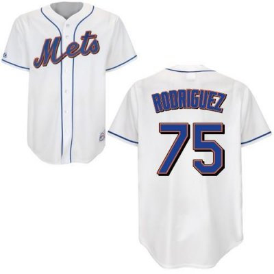 New York Mets 75 Rodriguez All White Jersey