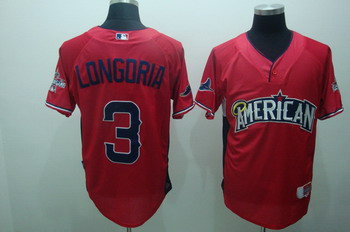 2010 All Star Tampa Bay Rays 3 Evan Longoria Red Jerseys Cool base Stitched MLB Jersey 2010 All Star Tampa Bay Rays 3 Evan Longoria Red Jerseys Cool base Stitched MLB Jersey