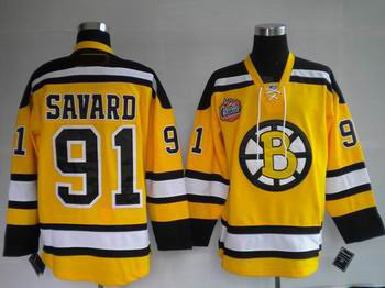 NEW Boston Bruins #91 Marc Savard 2010 Winter Classic Premier Jersey