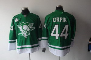 Pittsburgh Penguins St Pattys Day 44 Brooks Orpik Green  Jerseys