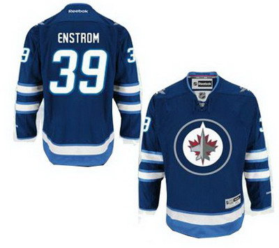 2012 new Winnipeg Jets #39 Tobias Enstrom Blue Jersey 2012 new Winnipeg Jets #39 Tobias Enstrom Blue Jersey