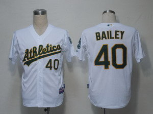 MLB Jerseys Oakland Athletics 40 Bailey White Cool Base MLB Jerseys Oakland Athletics 40 Bailey White Cool Base