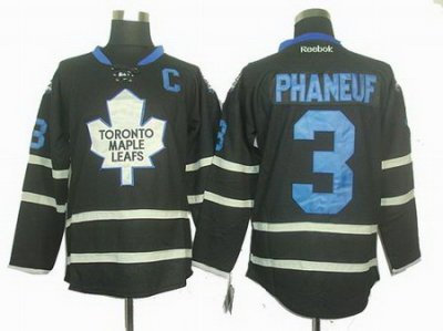 Toronto Maple Leafs #3 Dion Phaneuf black ice jerseys with C patch Toronto Maple Leafs #3 Dion Phaneuf black ice jerseys with C patch
