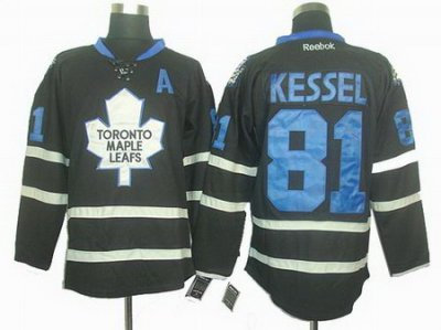 Toronto Maple Leafs #81 Phil Kessel black ice jerseys A patch Toronto Maple Leafs #81 Phil Kessel black ice jerseys A patch