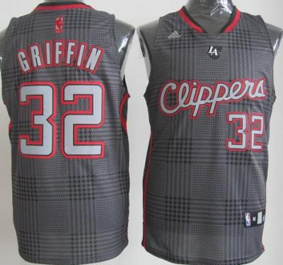Los Angeles Clippers #32 Blake Griffin Black Rhythm Fashion Jersey
