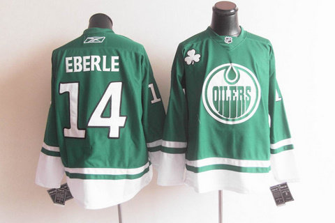 2011 St Pattys Day Edmonton Oilers 14 EBERLE jerseys