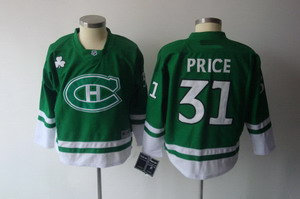 2011 St Pattys Day Montreal Canadiens 31 Price Green Jerseys
