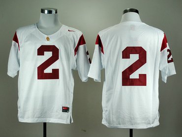 Nike USC Trojans Robert Woods 2 White College Football Jerseys