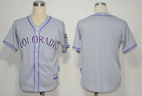 Colorado Rockies blank grey mlb jerseys cool base Stitched MLB Jersey Colorado Rockies blank grey mlb jerseys cool base Stitched MLB Jersey