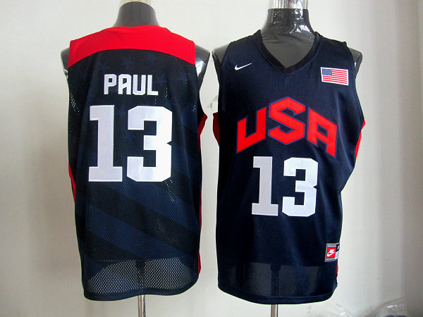 2012 usa jerseys #13 prul Blue NBA Jerseys 2012 usa jerseys #13 prul Blue NBA Jerseys