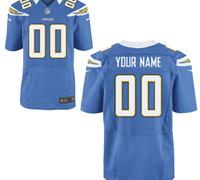 Men's Nike San Diego Chargers Customized Elite Alternate Jerseys