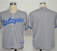 Los Angeles Dodgers Blank grey MLB jerseys Los Angeles Dodgers Blank grey MLB jerseys