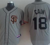 San Francisco Giants 18 Matt Cain Grey Cool Base 2012 MLB Jerseys