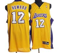 nba los angeles lakers #12 dwight howard yellow(howard)