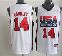 2012 usa jerseys #14 barkley white(Retro)