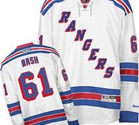 New York Rangers Rick Nash #61 white Jersey