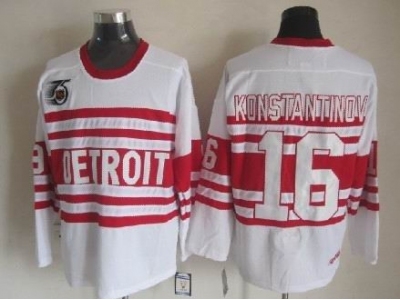 nhl Detroit Red Wings #16 Konstantinov Authentic 75TH ccm Jerseys White nhl Detroit Red Wings #16 Konstantinov Authentic 75TH ccm Jerseys White