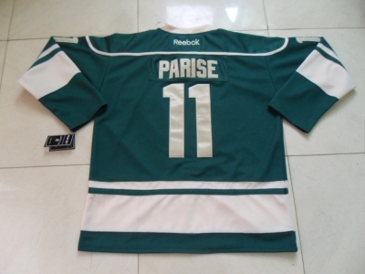 nhl jerseys minnesota wilds 11 parise green(parise)