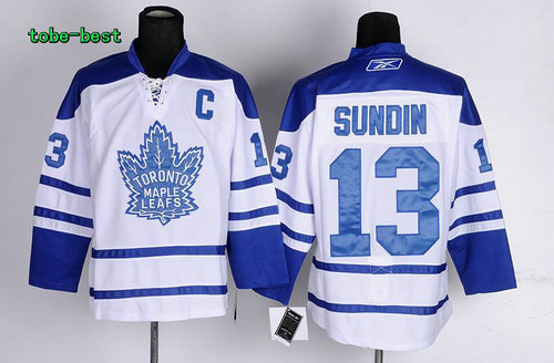 Toronto Maple Leafs 13 Sundin white C patch new jerseys