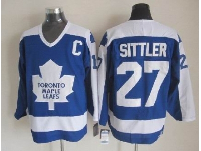 nhl Toronto Maple Leafs #27 Sittler 1978 CCM Vintage Throwback Blue nhl Toronto Maple Leafs #27 Sittler 1978 CCM Vintage Throwback Blue