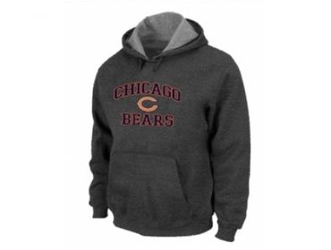 Chicago Bears Heart & Soul Pullover Hoodie D.Grey