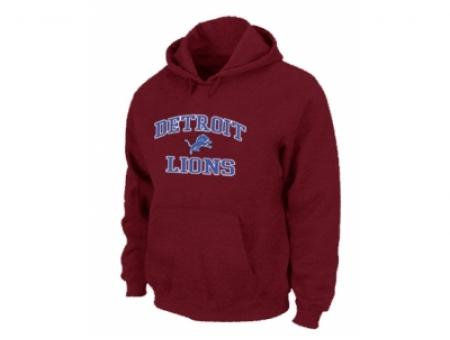Detroit Lions Heart & Soul Pullover Hoodie Red