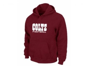 Indianapolis Colts Authentic font Pullover Hoodie Red Indianapolis Colts Authentic font Pullover Hoodie Red