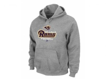 Los Angeles Rams Critical Victory Pullover Hoodie Grey