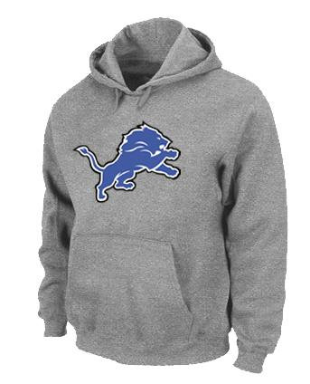 Detroit Lions Logo Pullover Hoodie Grey Detroit Lions Logo Pullover Hoodie Grey